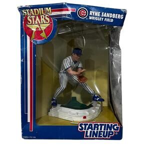 MLB Baseball Ryne Sanberg 1992 Chicago Cubs Starting Line Up NIB Action Figure